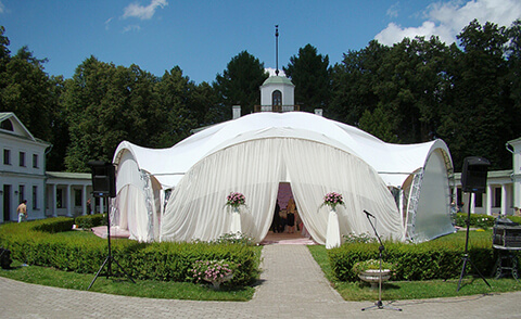 Свадебная церемония в шатре!